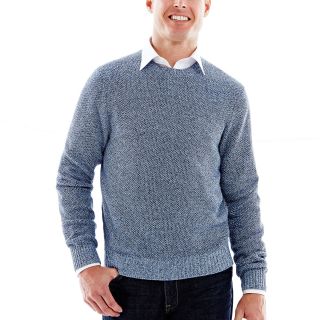 joe joseph abboud Cotton Linen Sweater, Peacoat/western Sk, Mens