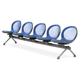 OFM Net Series Five Chair Beam Seating NB 5 Color Marine