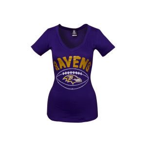 Baltimore Ravens 5th and Ocean NFL Womens Baby Jersey Football T Shirt