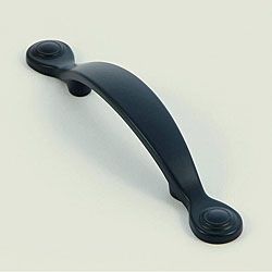 Stone Mill Matte Black Arch Cabinet Handles (pack Of 25)