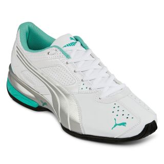 Puma Tazon 5 Womens Athletic Shoes, Green/White/Silver