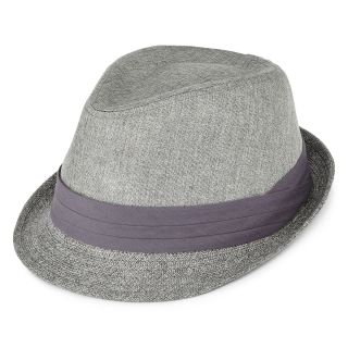 Dockers Linen Fedora Hat, Charcoal, Mens