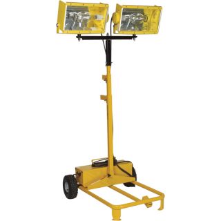 Bull Dog Power Products Metal Halide Light Tower   2000 Watts, Model BD2000MH