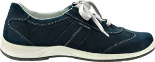 Womens Mephisto Laser   Navy Nubuck Casual Shoes