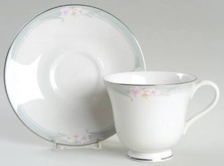 Royal Doulton Sophistication Footed Cup & Saucer Set, Fine China Dinnerware   Pa