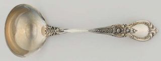Towle Charlemagne (Strl, 1963, No Monograms) Solid Piece Cream Ladle   Sterling,