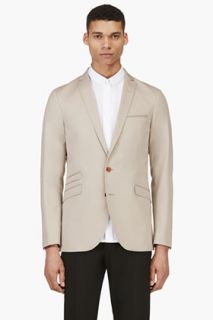 Tiger Of Sweden Taupe Nedvin Cotton Blazer