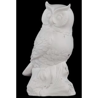 Porcelain Owl White Small