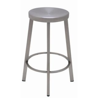 Nuevo Industry Counter Stool in Silver HGMS118