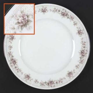 Noritake Thornton Bread & Butter Plate, Fine China Dinnerware   Pink/White Flowe