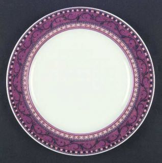 Mikasa Estrella Dinner Plate, Fine China Dinnerware   Intaglio, Pink Flowers On