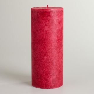 4 x 9 Asian Poppy Pillar Candle   World Market