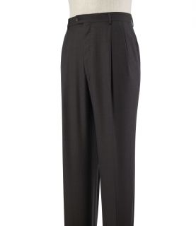 Signature Imperial Blend Wool/Silk Pleated Trousers  Sizes 44 48 JoS. A. Bank