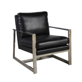Allan Copley Designs Christopher Lounge Chair 61201 BL / 61201 WH Color Blac