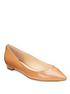 Leather Classic Point Toe Flats
