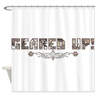  Geared up Shower Curtain  Use code FREECART at Checkout