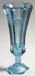 Fostoria Coin Glass Dark Blue (Older) 8 Bud Vase   Stem #1372, Dark Blue, Older