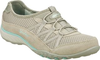 Womens Skechers Relaxed Fit Breathe Easy Relaxation   Light Gray Casual Shoes