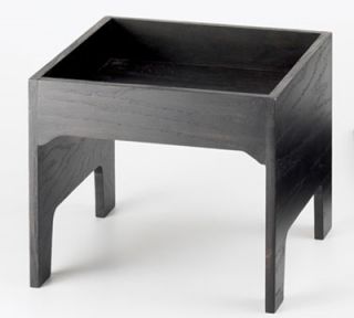 Cal Mil Square Box Top Riser   10, Midnight Bamboo