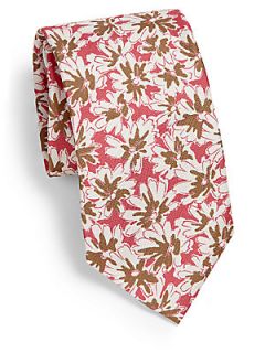 ISAIA Floral Print Tie  