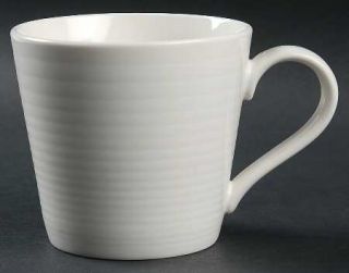 Royal Doulton Maze White (Porcelain) Mug, Fine China Dinnerware   Porcelain,All