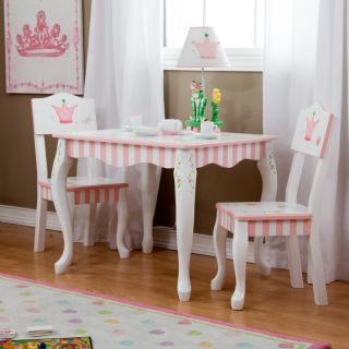 Teamson Design Princess & Frog Table and Chair Set Multicolor   W 7395A