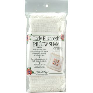 Lady Elizabeth Pillow Sham antique White