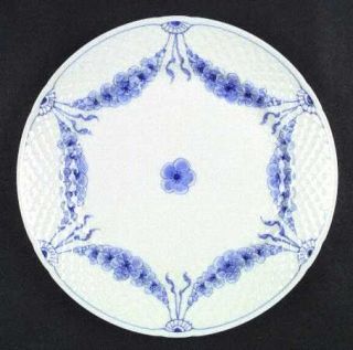 Bing & Grondahl Empire Blue & White Dinner Plate, Fine China Dinnerware   Blue F