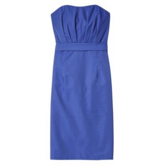 TEVOLIO Womens Plus Size Taffeta Strapless Dress   Athens Blue   20W