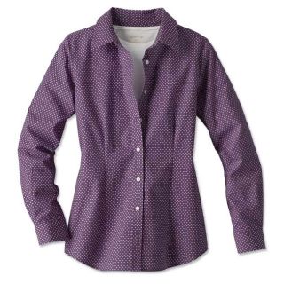 Wrinkle resistant Dotted Shirt, Medium Purple, 20