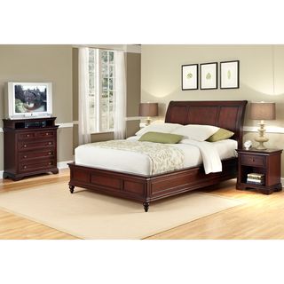 Lafayette King Sleigh Bed, Night Stand, and Media Chest