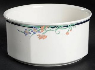 Royal Doulton Juno 9 Salad Serving Bowl, Fine China Dinnerware   Octagonal,Flor