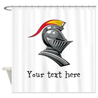  Customizable Knights Helmet Shower Curtain  Use code FREECART at Checkout