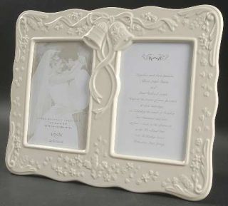 Lenox China Wedding Promises Collection Double Frame Holds 5 X 7, Fine China D