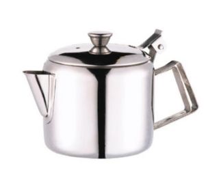 Browne Foodservice Economy Teapot, 10 oz, 18/10 Stainless Steel