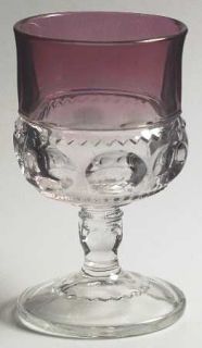 Colony Ruby Crown Claret Wine   Stem #77, Ruby Band On Bowl