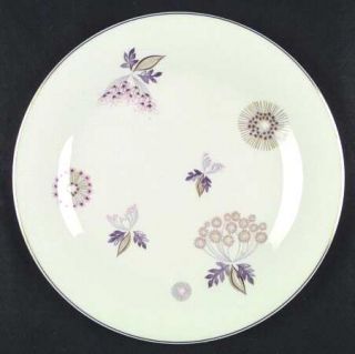 Haviland Meadow Lace Dinner Plate, Fine China Dinnerware   New York,Pink&Purple