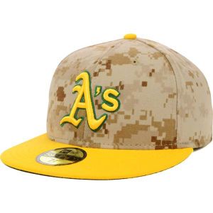 Oakland Athletics New Era MLB Authentic Collection Stars and Stripes 59FIFTY Cap