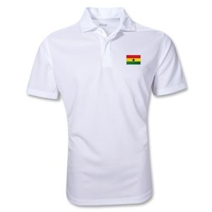 hidden Ghana Polo Shirt (White)