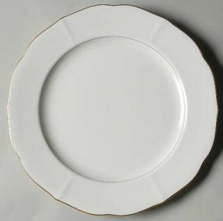 Mikasa Majestic Gold 12 Chop Plate/Round Platter, Fine China Dinnerware   Bone