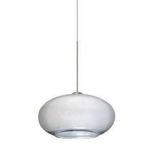 Besa Lighting BEL 1XP 2492SF SN Brio 7 1 Light Pendant