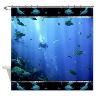  Diving Bonaire Shower Curtain  Use code FREECART at Checkout