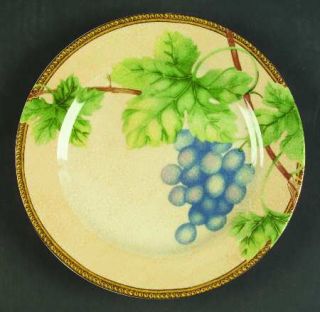 Interiors (PTS) Newbury Salad Plate, Fine China Dinnerware   Stoneware, Fruit, L