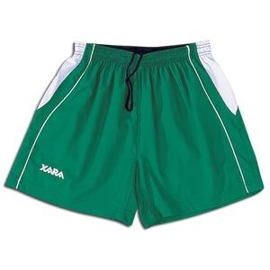 Xara Womens International Soccer Shorts (Gn/Wh)