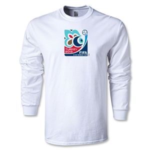 Euro 2012   FIFA U 20 World Cup Turkey 2013 LS Emblem T Shirt (White)