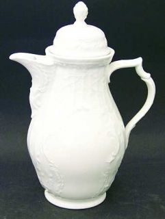 Rosenthal   Continental Sanssouci White Small Coffee Pot & Lid, Fine China Dinne