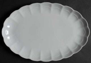 Kaiser Romantica All White 11 Oval Serving Platter, Fine China Dinnerware   All