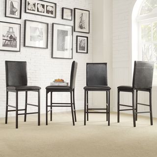 Darcy Metal Upholstered Counter Height Dining Chairs (set Of 4)