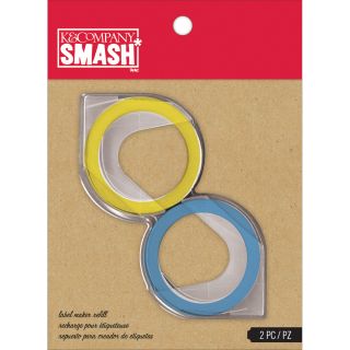 Smash Blue and Yellow Label Maker Refills