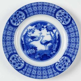Johnson Brothers Mongolia (Flow Blue) Dessert/Pie Plate, Fine China Dinnerware  